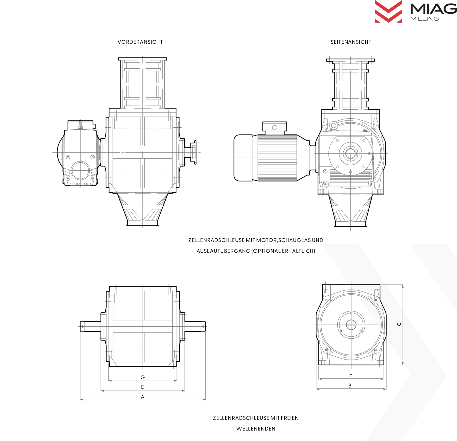 MIAG Milling - Zellenradschleuse HSCK